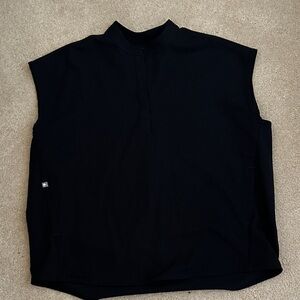 Figs Black Sleeveless Top
